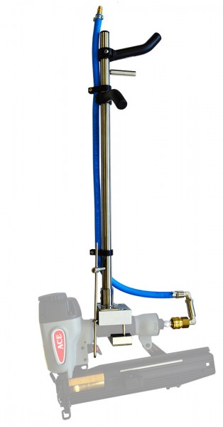 Griffverlängerung universal (Edelstahl) für Druckluftnagler mit Schlauch und Anschlüsse