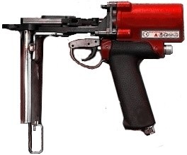 Ringzange DOZ 33 Druckluft OK33 Gabionen Säcke