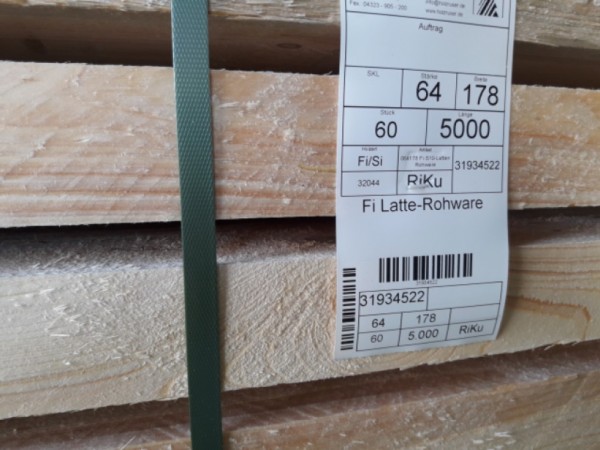 Heftklammern Kunststoff 10 mm hart rostfrei HP-10 , TU-10 6.000 Klammern