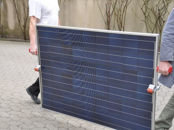CARRYMATE Senior Transportgriff 40-120 mm Plattenträger für Solarmodule, Heizkörper, Tür- und Fenste