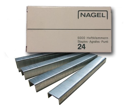 NAGEL 24 Heftklammern 6-18 mm | 5.000 Klammen
