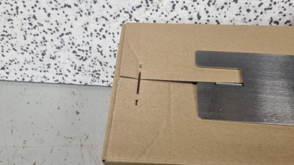 Deckelhalter (Flat Holder , KLAPPFIX) zum verschließen von Kartons, Klappenhalter Edelstahl