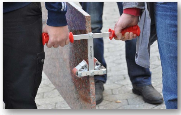 Carrymate TG 160 Transportgriff für Heizkörper, Stein- und Metallplatten 80-160 mm