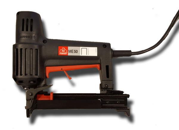 Maestri ME 50 Elektrotacker für Klammern BEA 95 , DuoFast 50 , Prebena D befestigen auf Holz