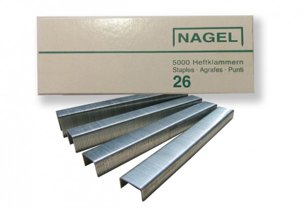 NAGEL 26 Heftklammern 6-12 mm 5.000 Klammern