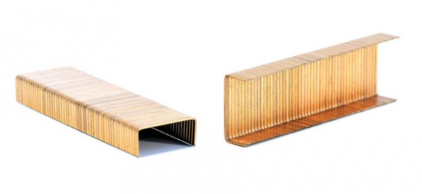 Heftklammern 35/15 , 35/18 , 35/22 CVK Stahl verkupfert Kartonklammer Prebena B , Mezger B , JK560