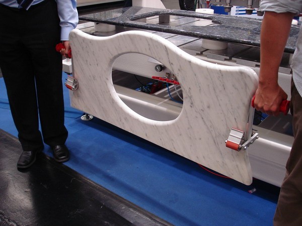 CARRYMATE XL Transportgriff 80-160 mm Plattenträger für Glasplatten, Holzplatten, Metallplatten