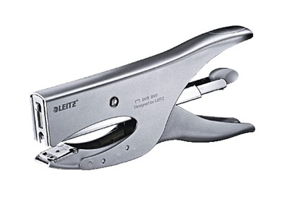 Heftzange LEITZ 5549 für Klammern 24/6 , 24/8 heftet Papier bis 40 Blatt