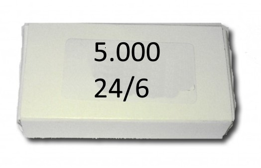 Heftklammern farbig 24/6