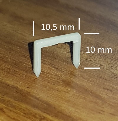 Plastik Heftklammern