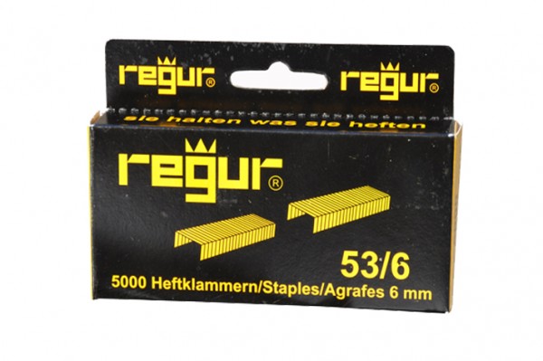 Regur 53/6 Feindraht Heftklammern