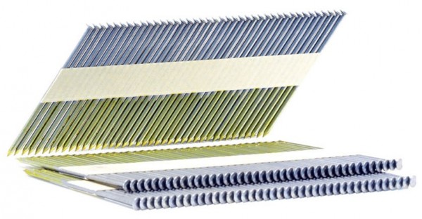 Streifennägel 34° D-Kopf 2,8x80 Ringschaft verzinkt für Hikoki, Paslode, DeWalt, Senco, BeA