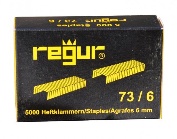 Regur 73/6 Flachdraht Heftklammern