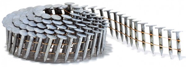 7.200 Coil-Dachpappnägel 3,1x22 mm feuerverzinkt