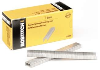 BOSTITCH Heftklammern STCR 2619 1/4, 6 mm, verzinkt