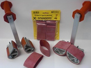 X-Spanders Backenschoner für Transportgriffe Carrymate 5, Senior, XL, TG 80, 120 & 160 Inh. 4 Stück