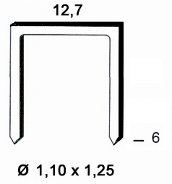 Heftklammern Kunststoff 81P Klammern Raptor Alsafix