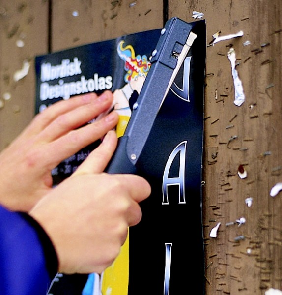 Hammertacker Rapid R19 für Klammer 37, Rapid 13, Prebena VZ zur Befestigung von Plakaten, Folie