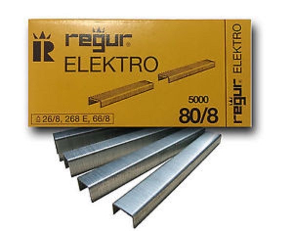 Regur 80/8 Elektro Heftklammern Staples Nietjes