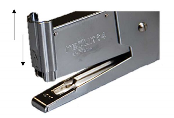 Regur 64 Heftzange fürs Büro Klammer 6/4 , Juwel bis 15 Blatt