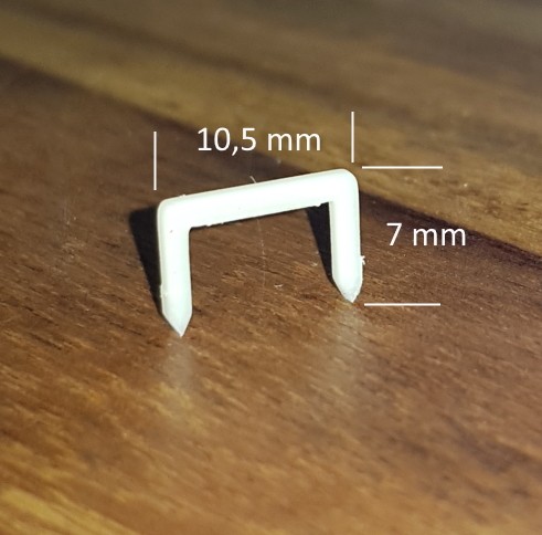 Kunsstoff Heftklammer Plastik