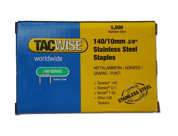 Tacwise 140/00 Heftklammern Edelstahl rostfrei Typ 140