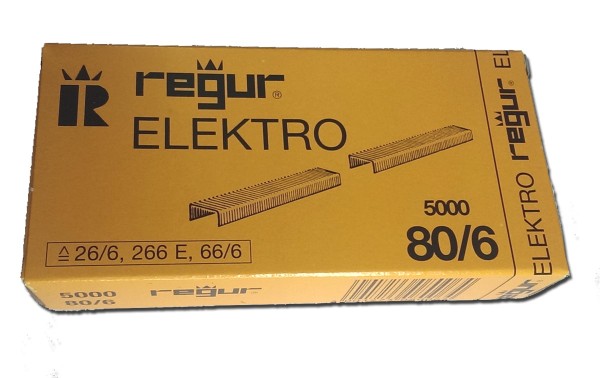 Regur 80/6 Elektro Heftklammern